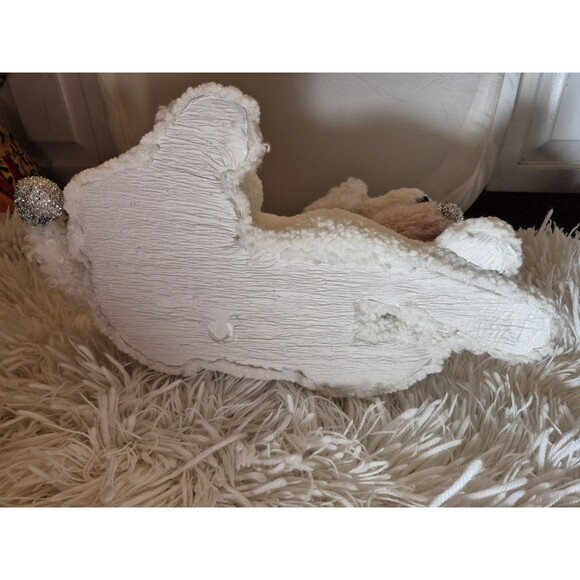 Rare Sleigh Hill Trading Co Lamb Poodle Christmas Decor - Picture 5 of 8